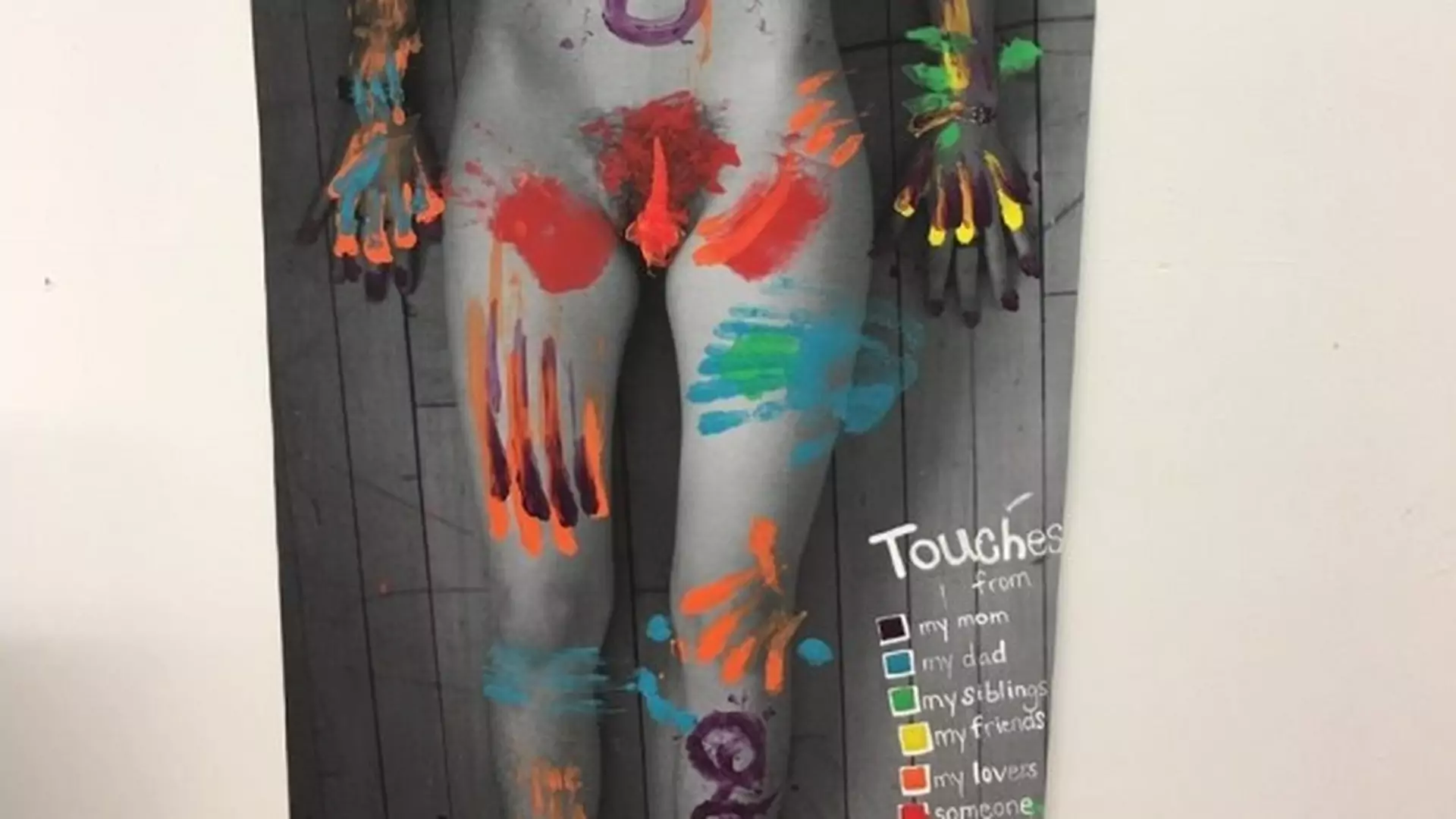 Studentka stworzyła "mapę dotyku". Efekt daje do myślenia