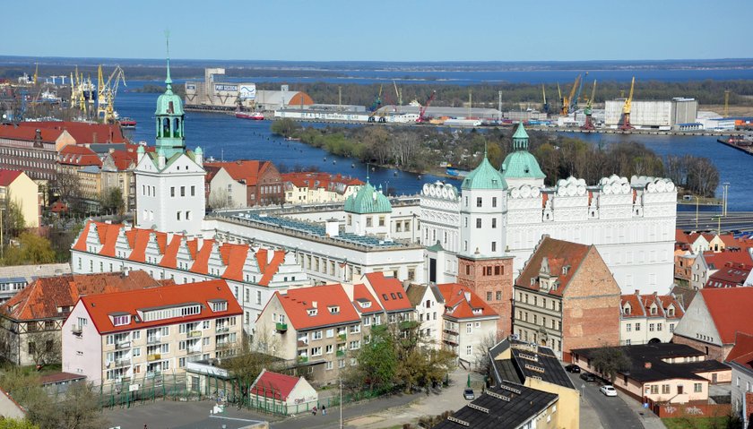 Zawalił się strop w zamku w Szczecinie