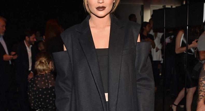Reality star, Kylie Jenner rocks her most modest look yet to the New York Fashion Week
