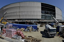 Końcówka budowy stadionu we Wrocławiu