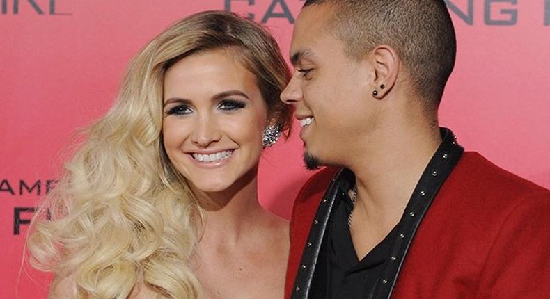 Ashlee Simpson and Evan Ross