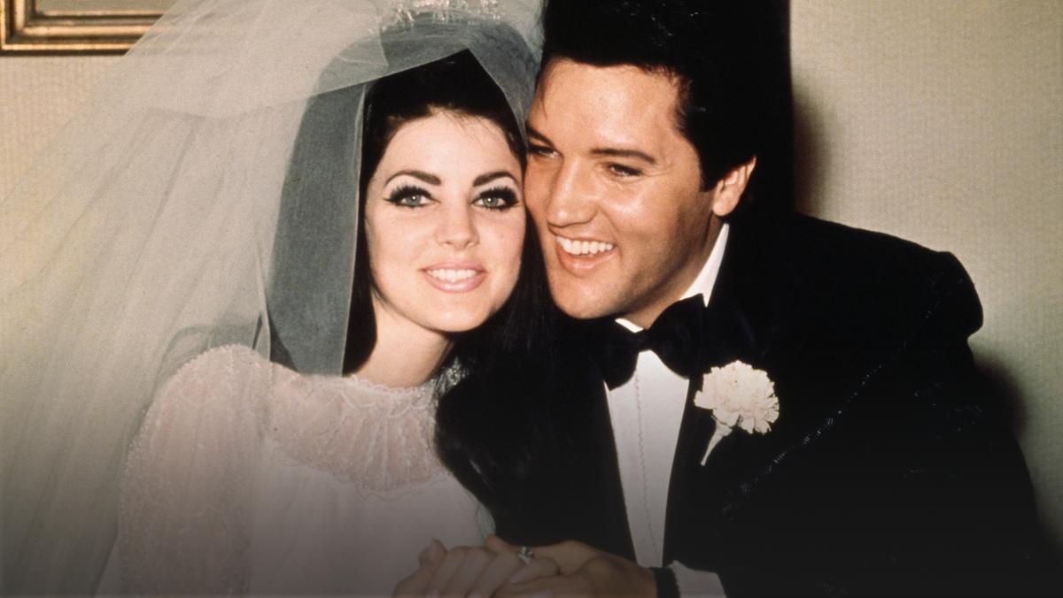 Priscilla i Elvis w dniu ślubu
