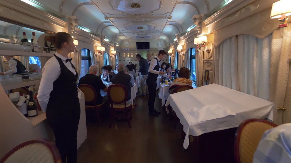 Luksusowa kolej transsyberyjska / fot. Youtube/Golden Eagle Luxury Trains