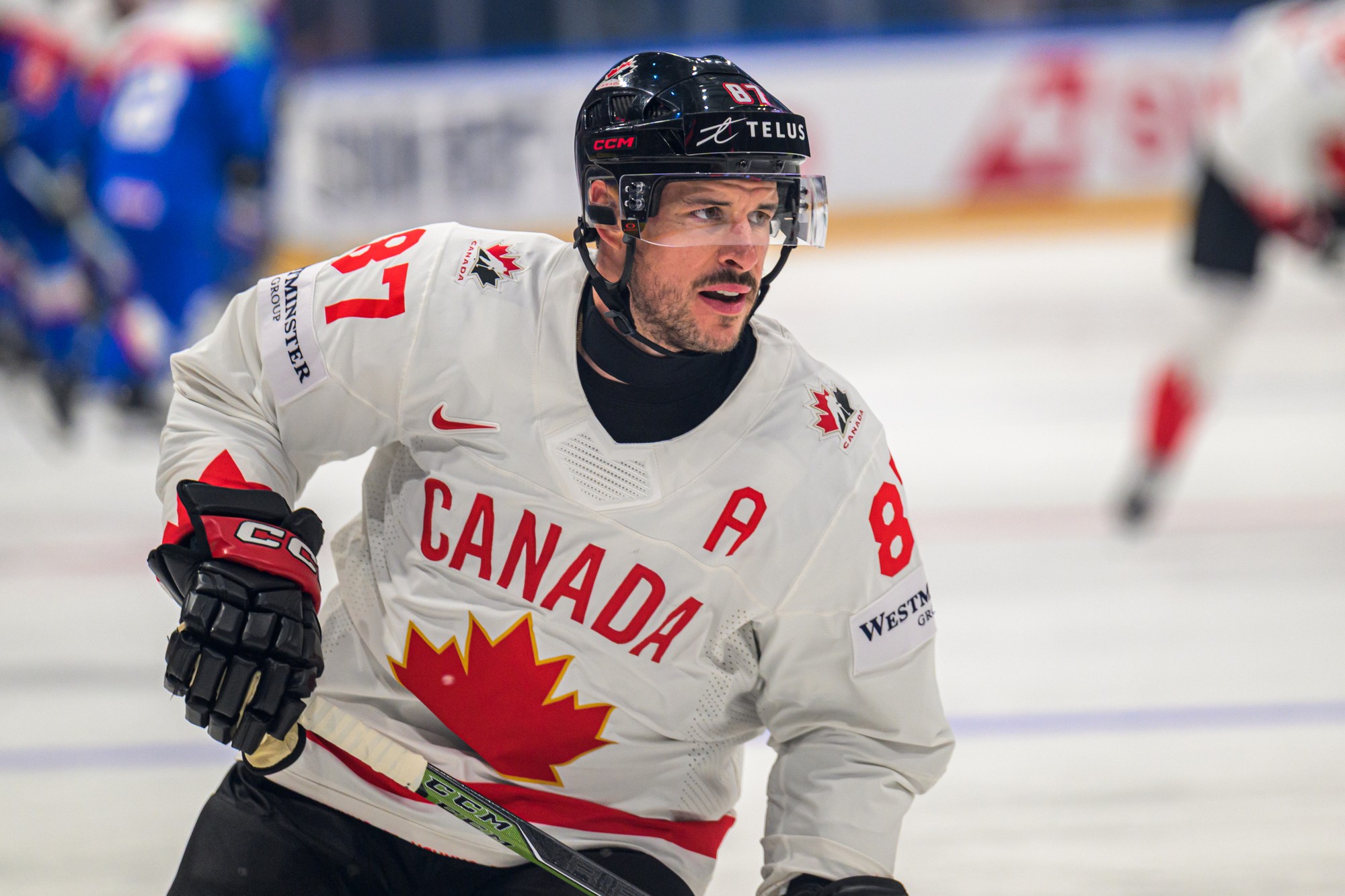 Kanadský hokejista Sidney Crosby. 