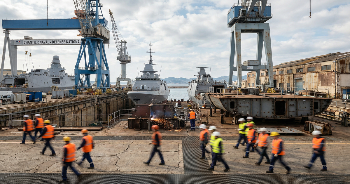 Naval Group to Hire 1,500 Workers for Maritime Expansion in Var