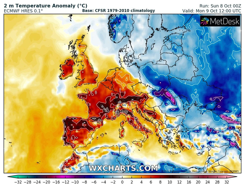 Temperatura w całej Polsce będzie zdecydowanie niższa od normy