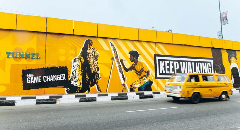 Johnnie Walker encourages Nigerians to keep walking with Maryland's Independence Tunnel revamp.
