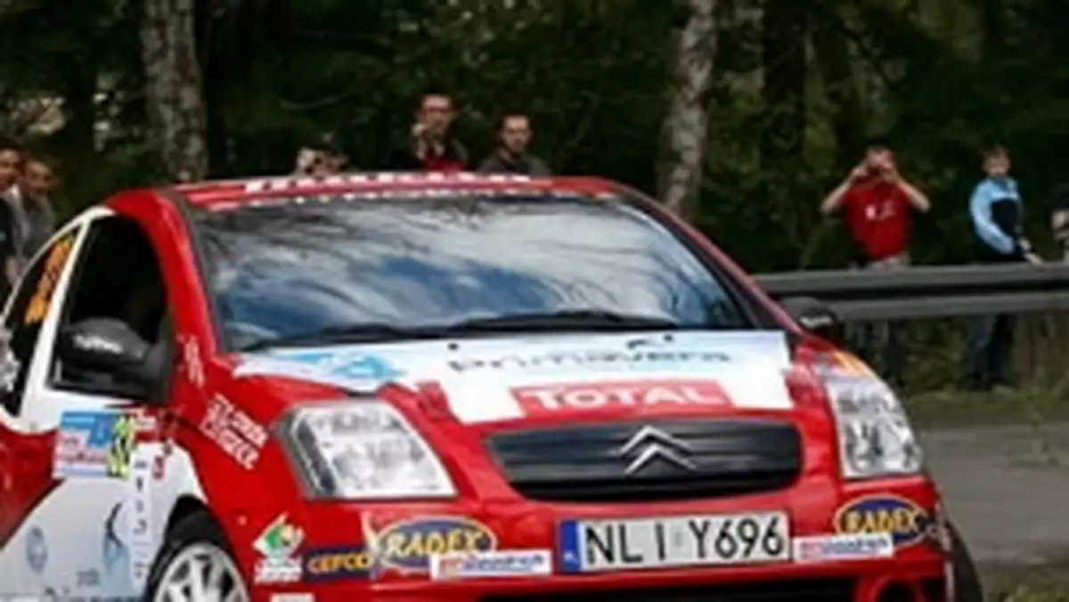 Rajd Krakowski 2008: dwa Citroëny C2–R2 na podium w klasie A6