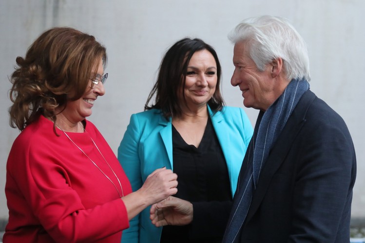 Richard Gere podczas wizyty w polskim Sejmie