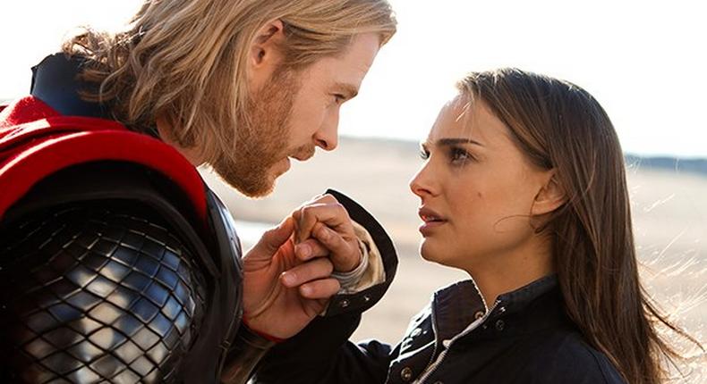 Thor and Natalie Portman 