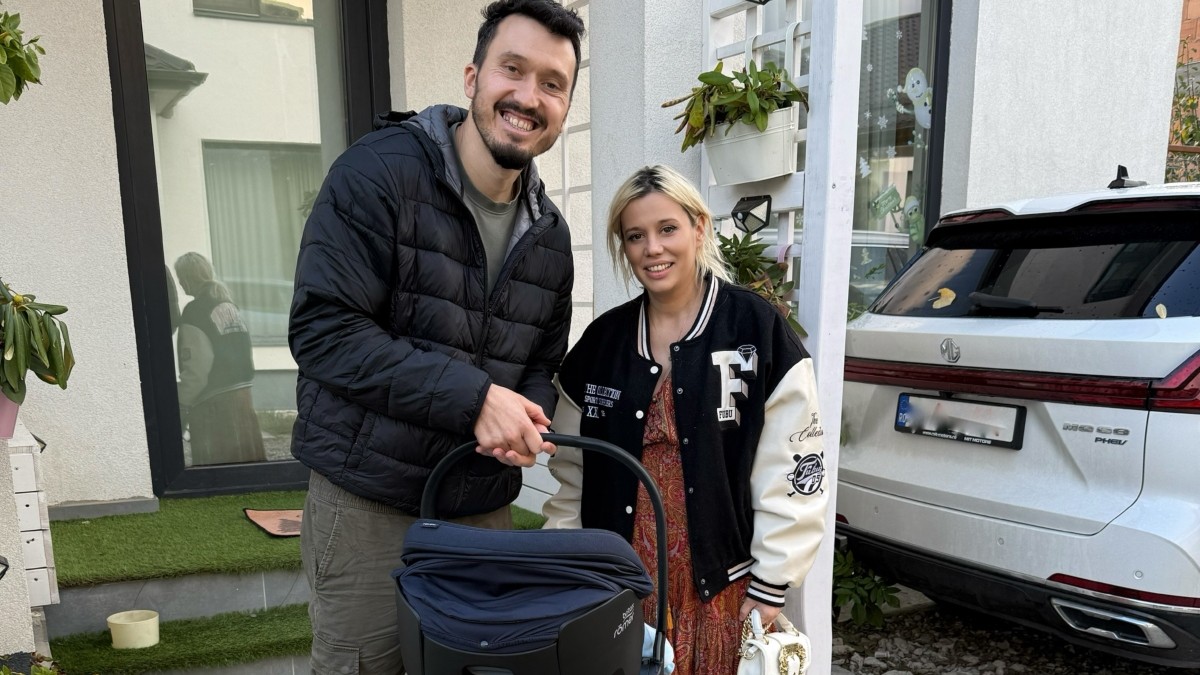 Anisia Gafton și Serghei, primele declarații ca părinți: „Cu cercane cât cupa mea de la sutien, dar fericiți” 