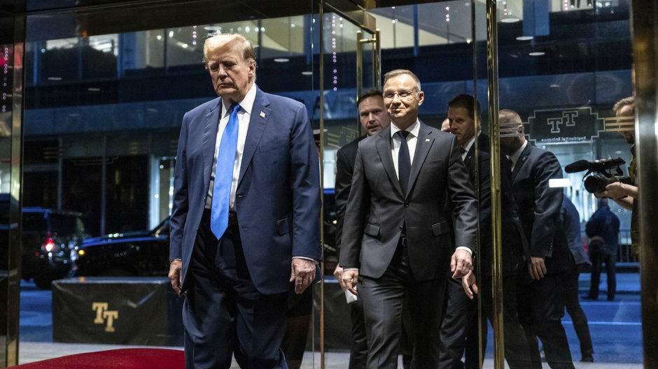 Donald Trump i Andrzej Duda