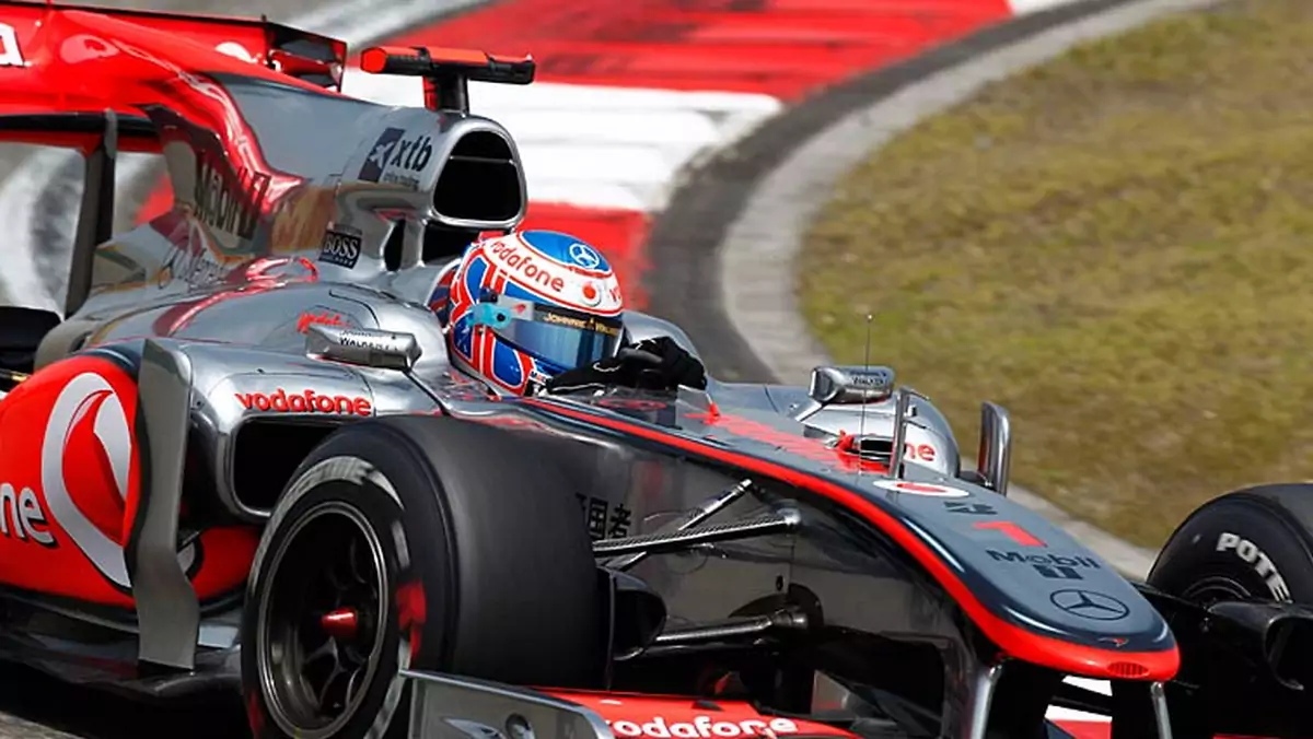 Grand Prix Turcji 2010: najszybciej Button, Kubica 8. (2. trening, wyniki)