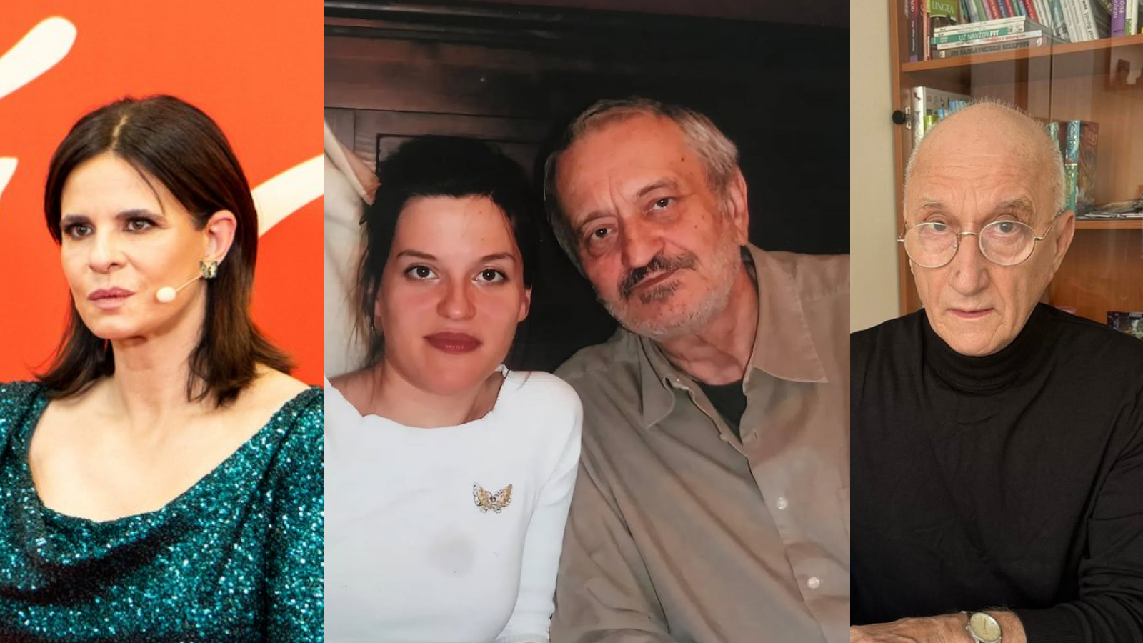 Zuzana Fialová, Hana Lasicová s otcom Milanom Lasicom a Jozef Banáš.