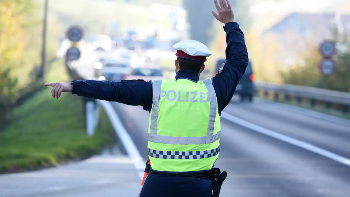 Policja austriacka – kontrola drogowa