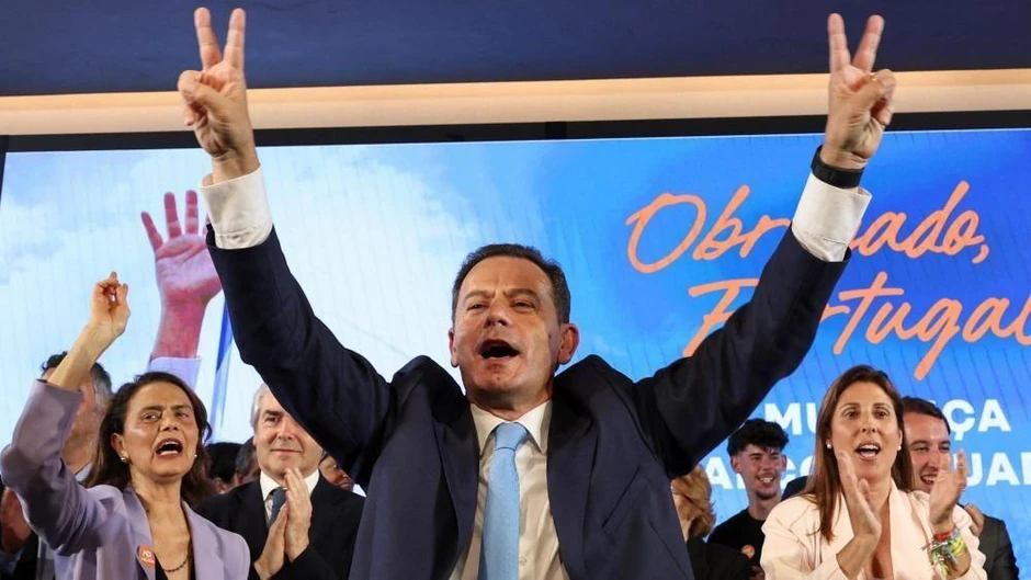 Luis Montenegro, lider vladajuće portugalske Demokratske alijanse | Foto: Reuters