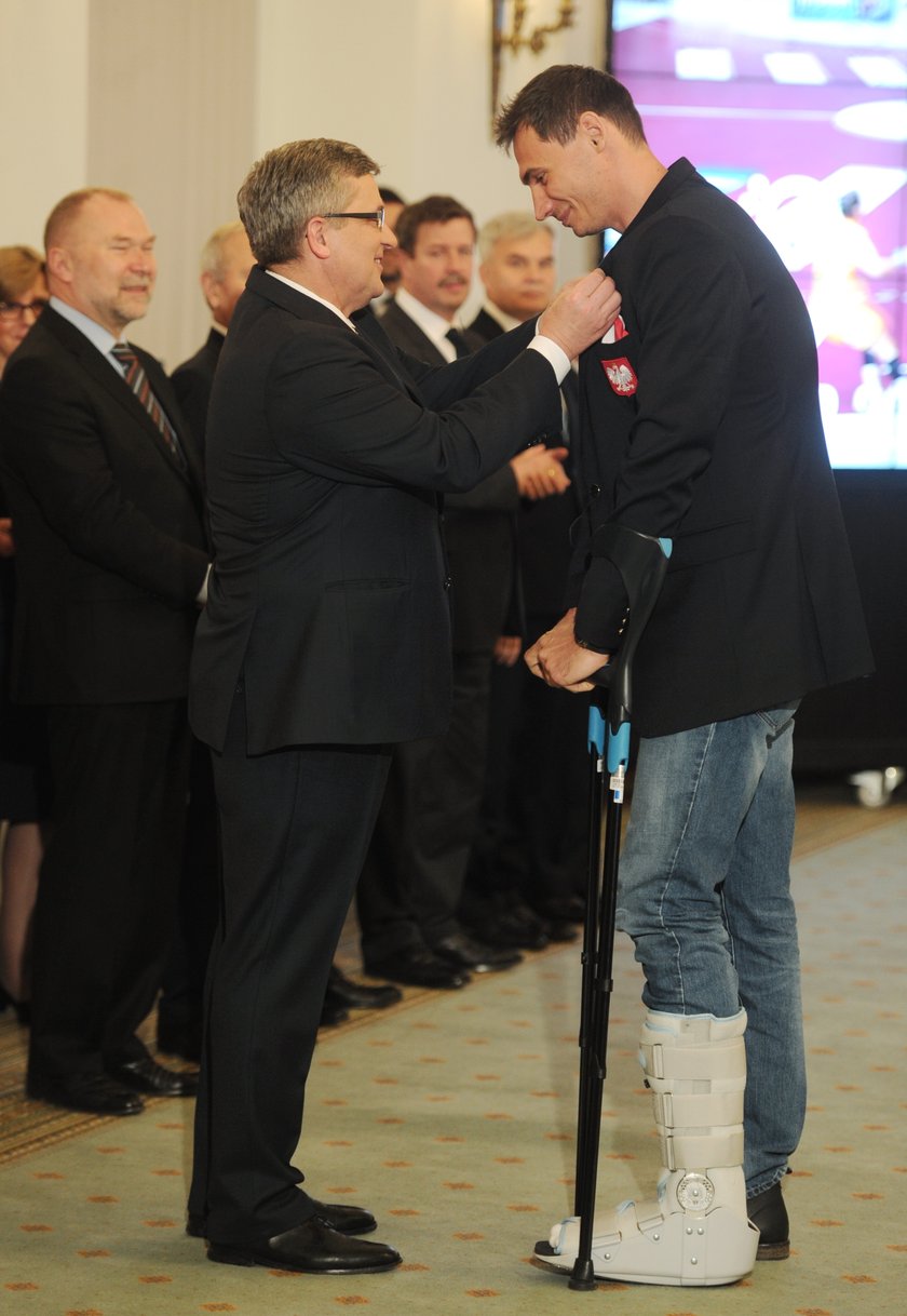 Prezydent Bronisław Komorowski odznaczył naszych szczypiornistów!