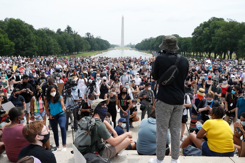 Vašington, protest, SAD, Flojd