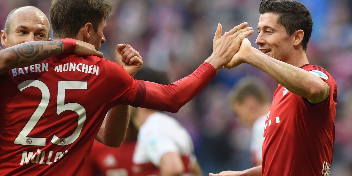 Lewandowski znów strzela. Bawarczycy rozbili Stuttgart!