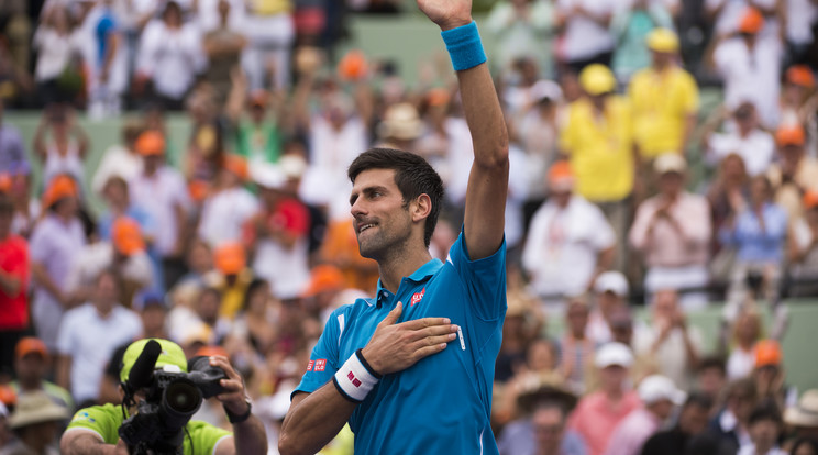 Djokovics kiesett /Fotó: AFP