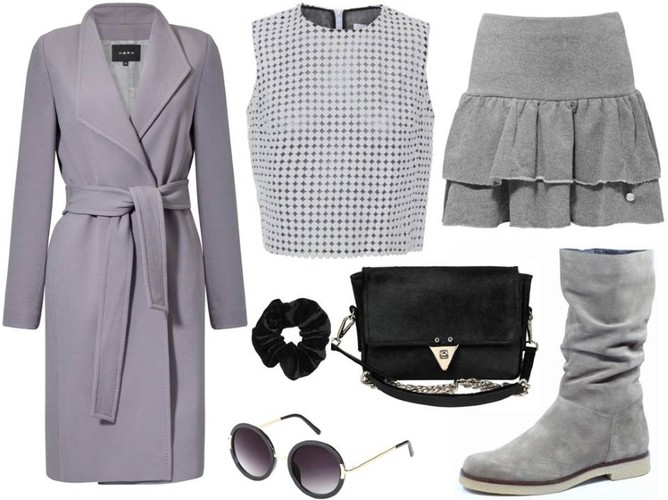 Płaszcz- Hera/hera.com.pl, torebka AnTbag  by ania/antbags.pl , buty- Caprice/caprice.pl ,bluzka- CatWalk/e-catwalk.pl, spódniczka - LeMONADA/lemonada.eu