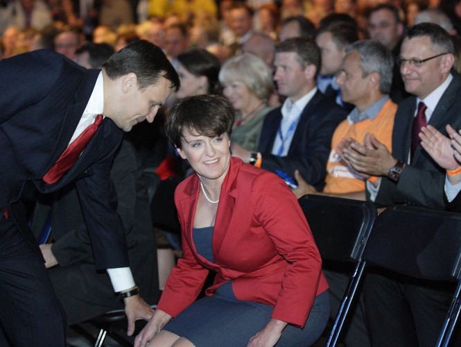 Joanna Kluzik-Rostkowska na konwencji w Gdańsku