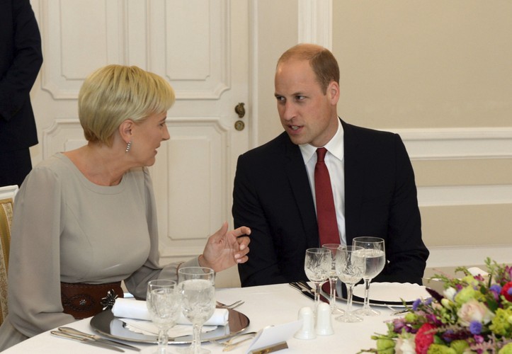 Śniadanie par książęcej i prezydenckiej