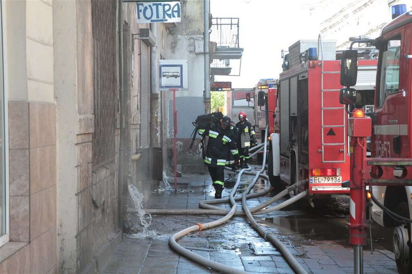 Pożar kamienicy w Łodzi. 50 osób ewakuowanych