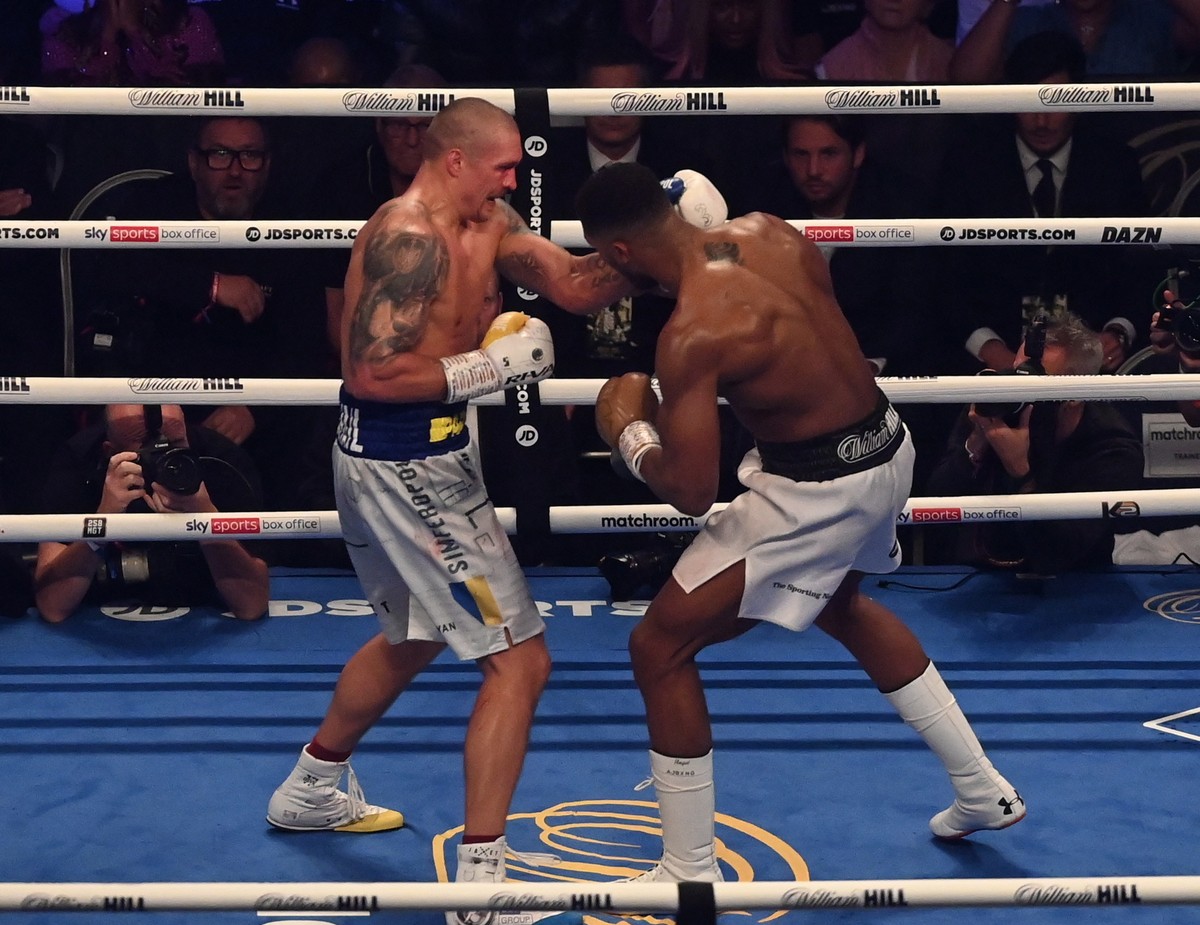 Ołeksandr Usyk i Anthony Joshua