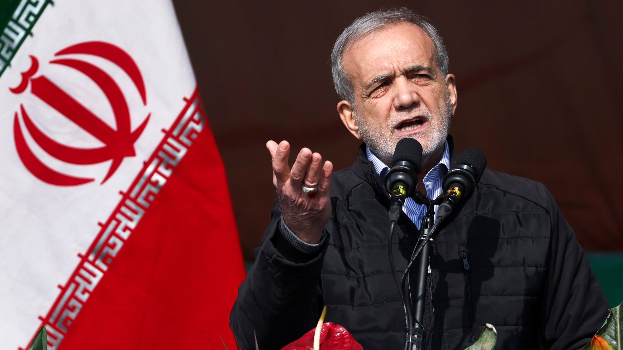 Iránsky prezident Masúd Pezeškiján.