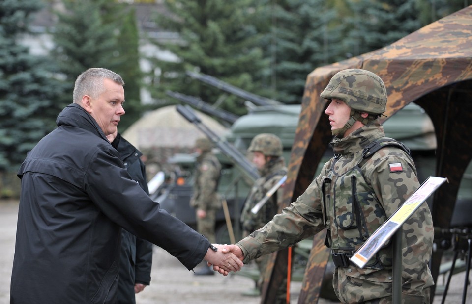 SIEDLCE MON TOMASZ SIEMONIAK SPOTKANIE Z ŻOŁNIERZAMI (Tomasz Siemoniak)