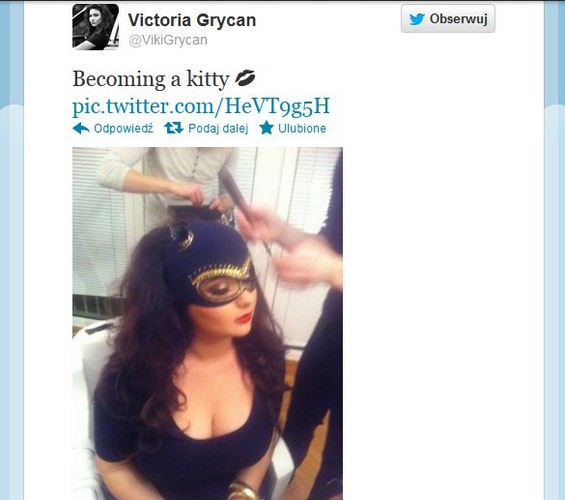 Marta i Wiktoria Grycan przebrane na Halloween