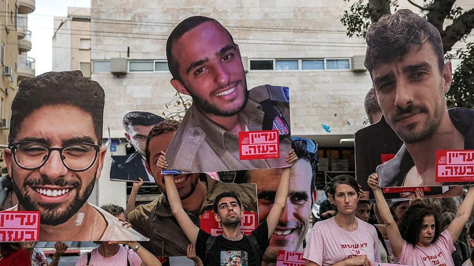 Protesti u Izraelu, na kojima se tražilo oslobađanje talaca, trajali su tokom rata u Gazi | Foto: AHMAD GHARABLI/AFP via Getty Images