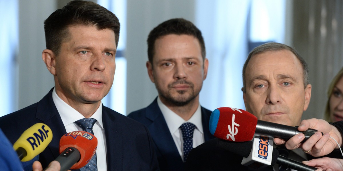 Ryszard Petru, Grzegorz Schetyna i Rafał Trzaskowski