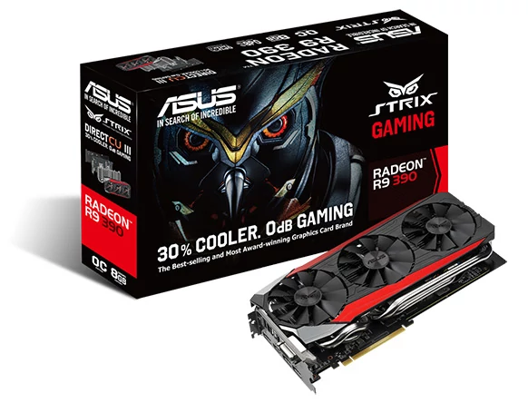 Karta graficzna Asus Radeon R9 390 8 GB Strix