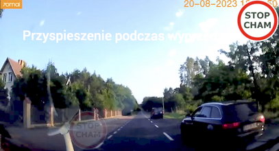 Drogowy szeryf się doigrał. Nagranie z  jego popisem trafiło na policję