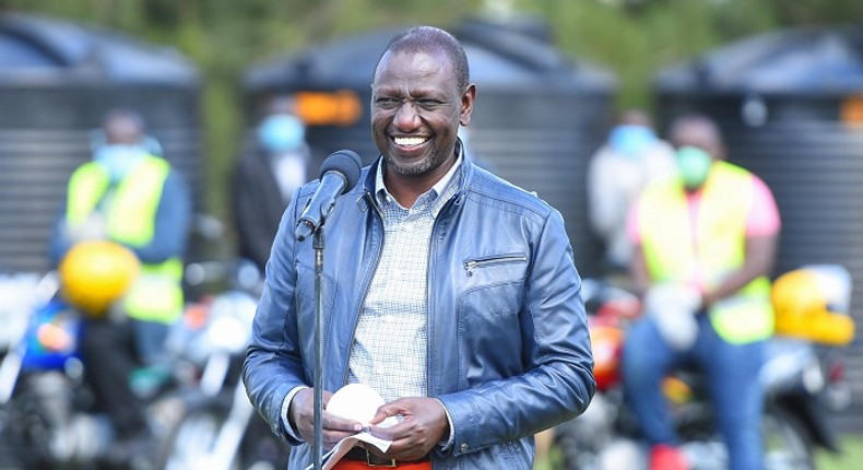 Deputy President William Ruto during a recent function at his official residence in Karen, Nairobi