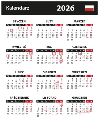 Czas pracy w 2026 roku: 2008 godzin w 251 dni