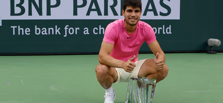 Triumf Alcaraza w Indian Wells, przerwana seria Miedwiediewa [WIDEO]
