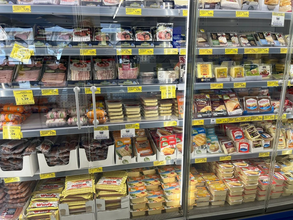 Cene u grčkim marketima u Pefkohoriju 2024. godine