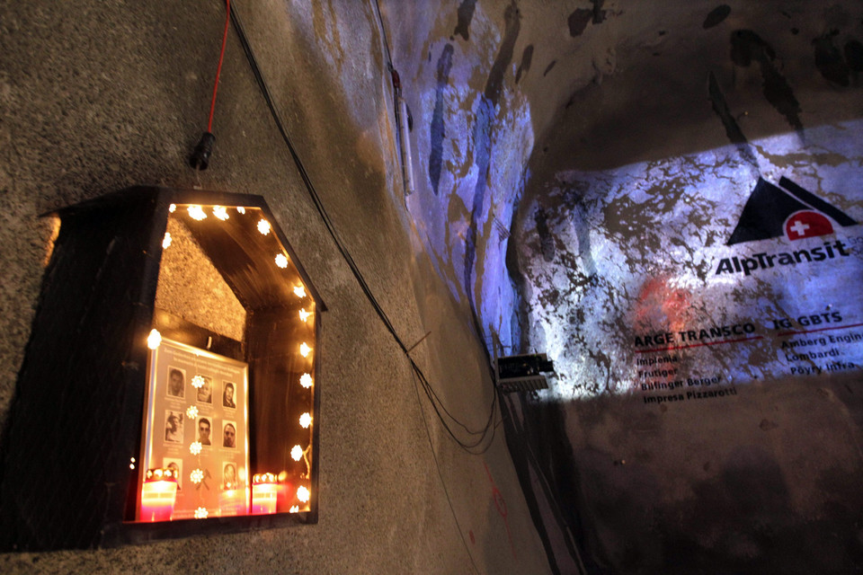 SWITZERLAND GOTTHARD TUNNEL