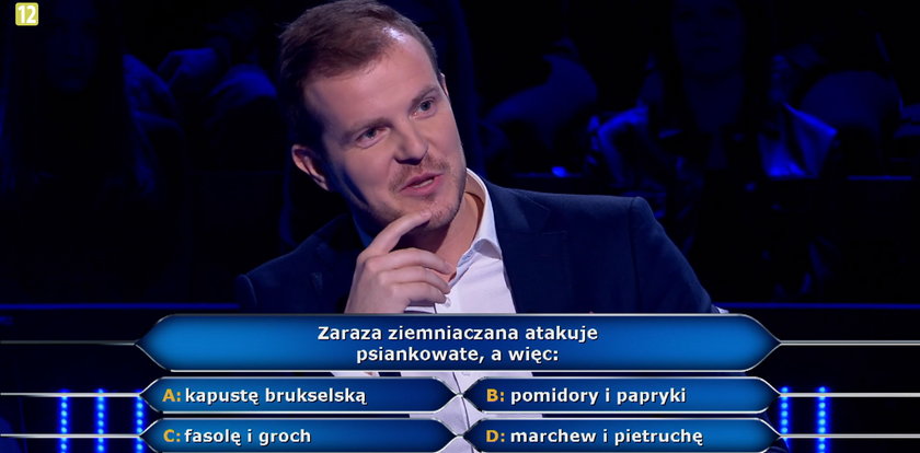 "Milionerzy" Wiedział, jak wygląda gest "dab", ale "pokonały go, warzywa psiankowate. Ile wygrał w odcinku Rafał?
