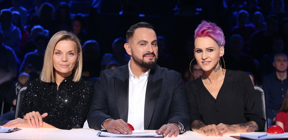 Małgorzata Foremniak, Agustin Egurolla i Agnieszka Chylińska w finale "Mam talent!"