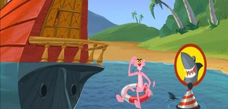 Screen z gry "Różowa Pantera Ratuje Dzikie Zwierzęta"