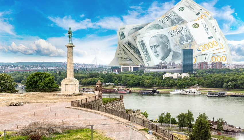 beograd novac kombo foto Shutterstock