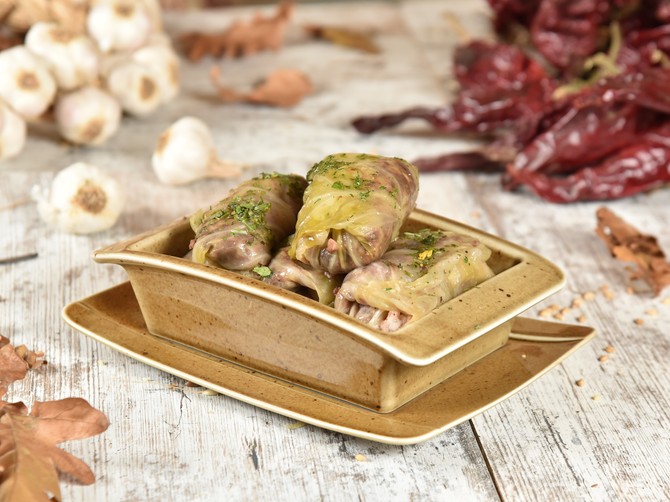 Posna sarma sa leblebijama