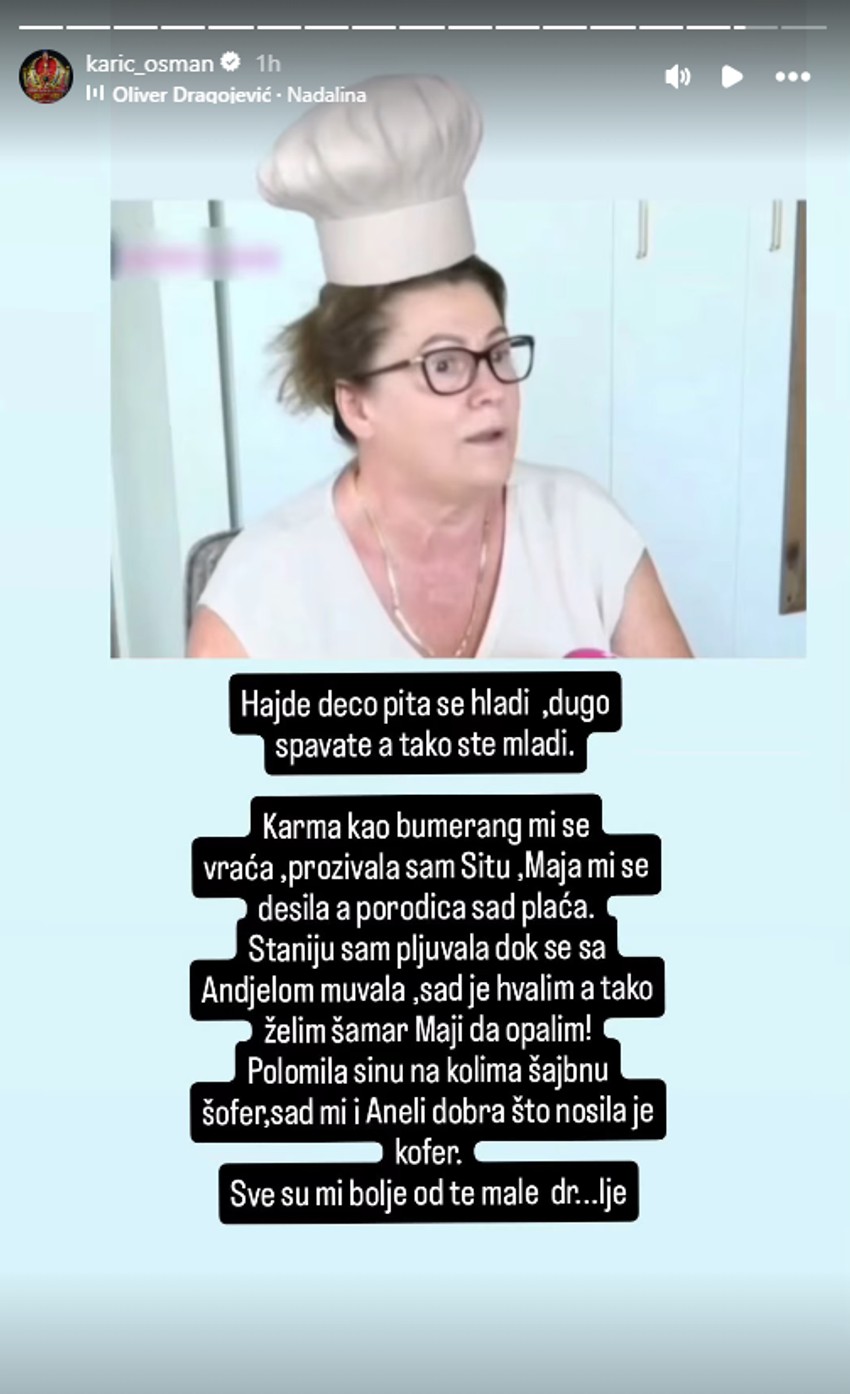 Osman Karić napisao pesmu za Mevlidu Durdžić nakon skandala Asmina i Maje