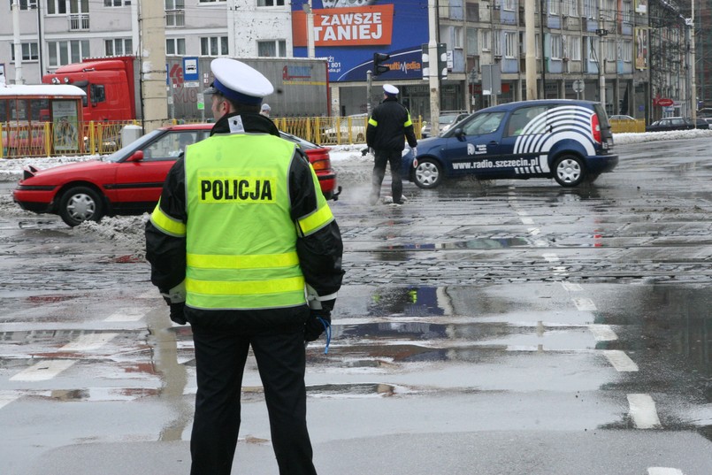 Śnieg sparaliżował Pomorze Zachodnie