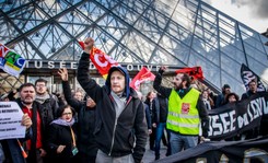 Luwr padł ofiarą protestów francuskich związkowców