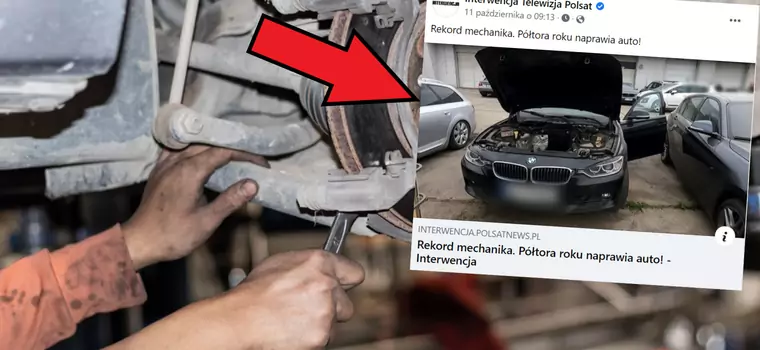 Pan Darek oddał swoje BMW do mechanika. Czeka na naprawę już półtora roku